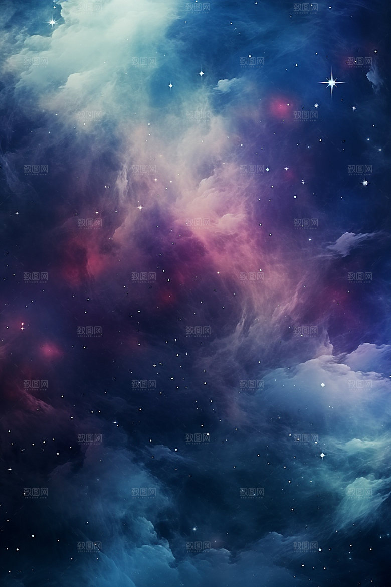 宇宙星空太空星云素材