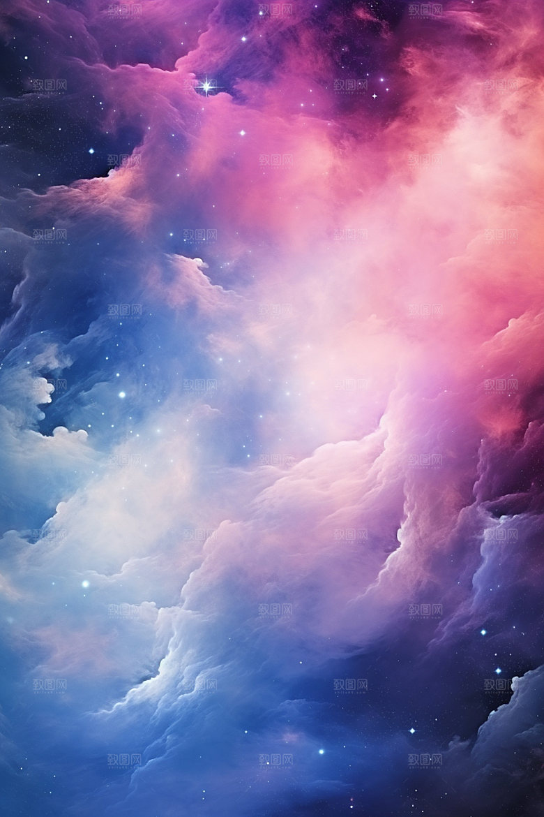 宇宙星空唯美天空素材