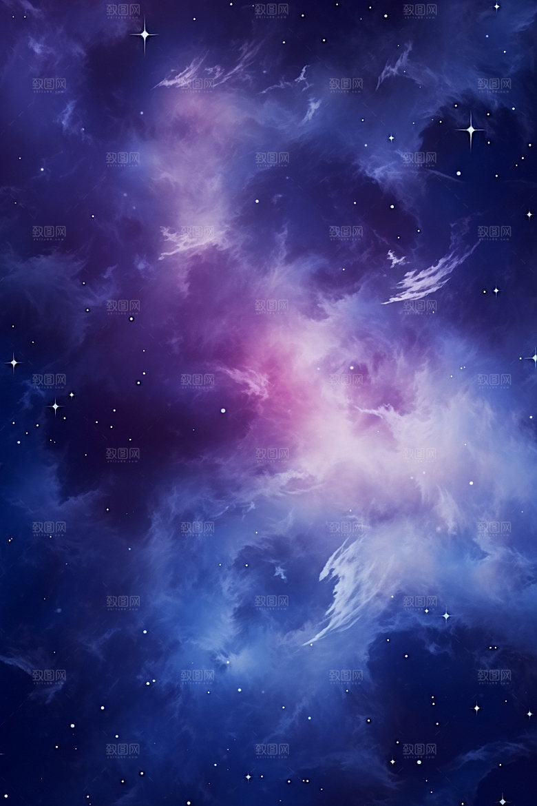 宇宙星空未来星云素材