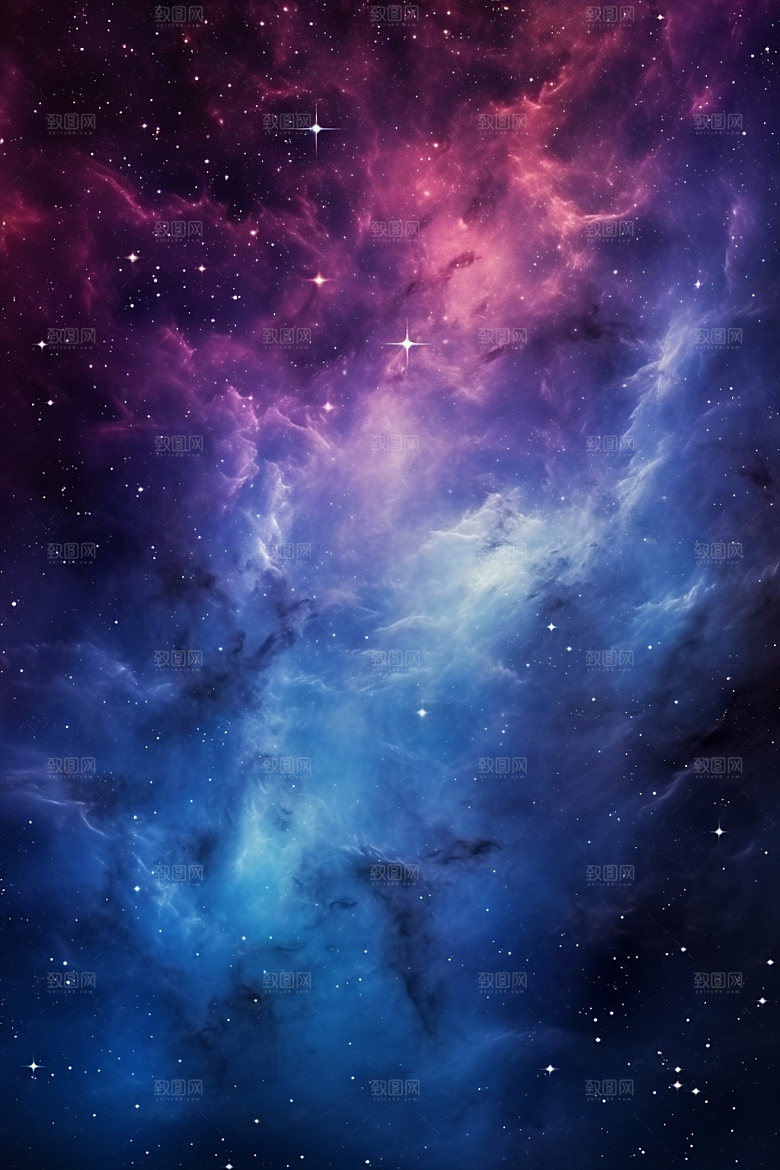 宇宙星空浪漫唯美素材