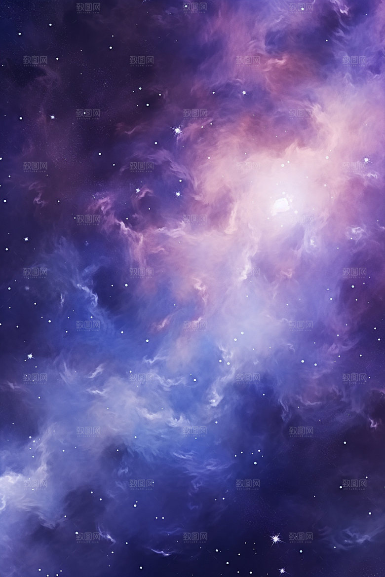 宇宙星空未来灿烂素材
