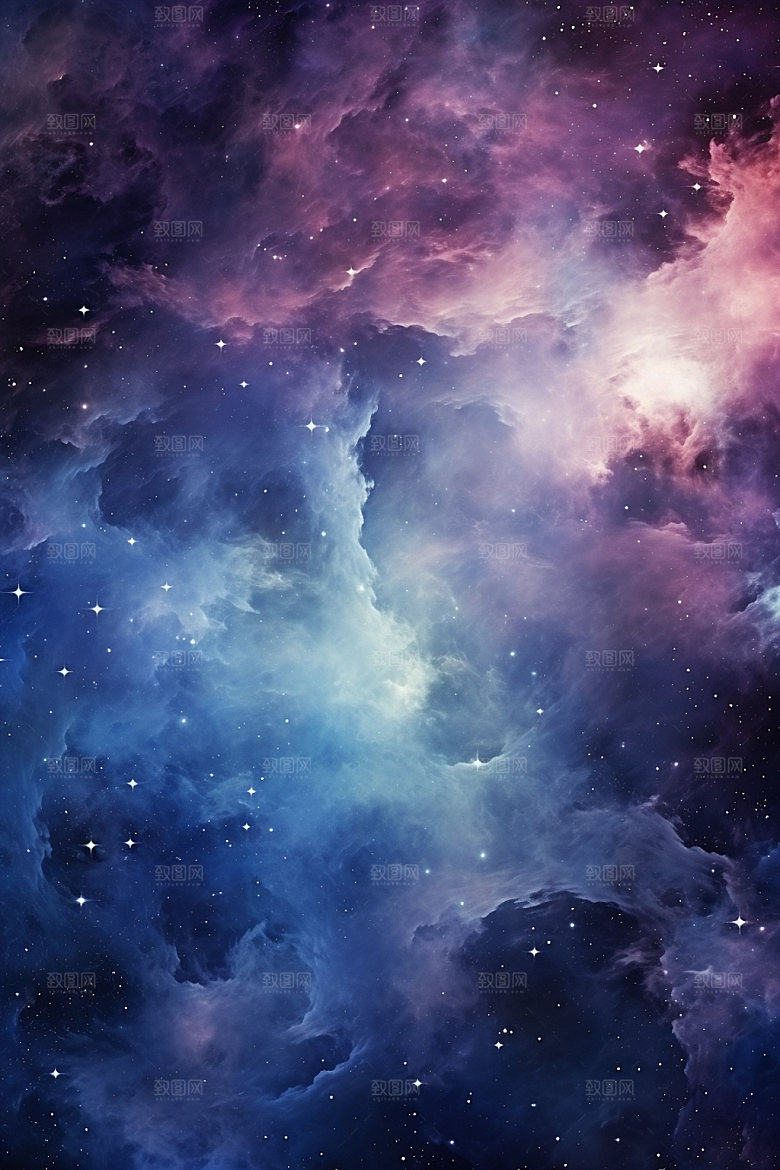 宇宙星空灿烂太空素材