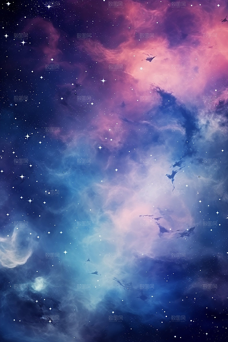 宇宙星空未来灿烂素材
