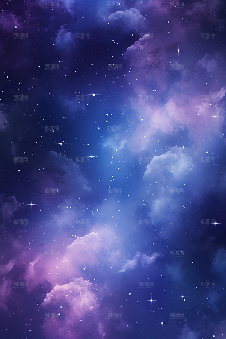 宇宙星空高清灿烂素材