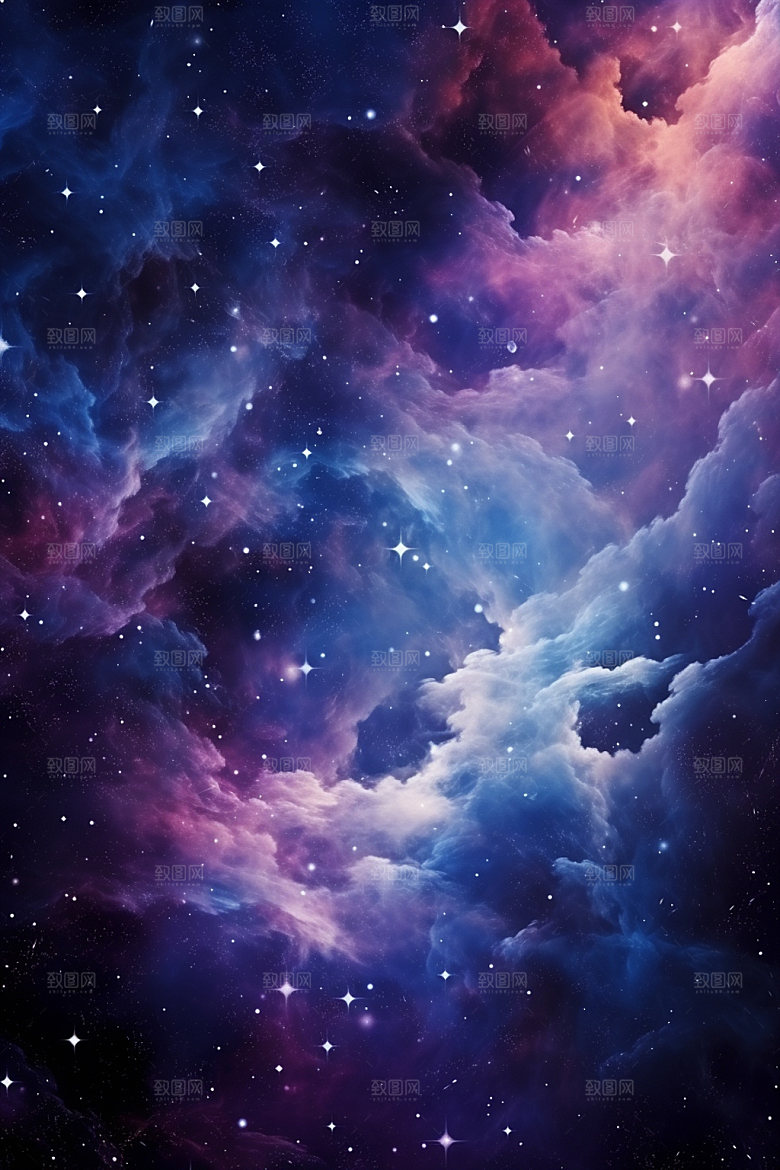 宇宙星空未来星云素材