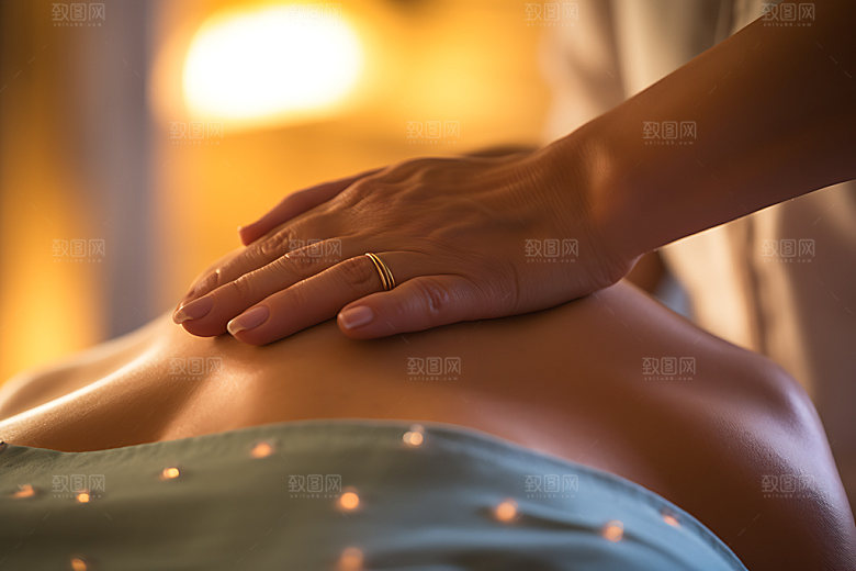 中医推拿健康正骨摄影图