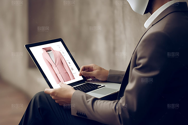 在线购物电子商务生活场景摄影图