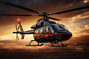 直升机交通观光效果图