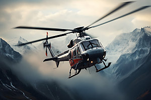 直升机运输模型效果图