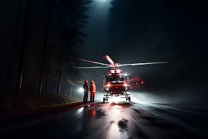 直升机救援高清专业搜救摄影图