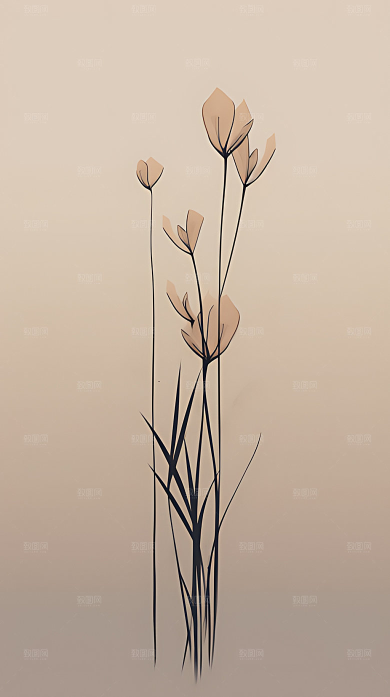 植物自然纹理底纹背景图