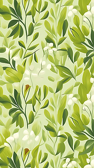 植物纹路绿色底纹背景图
