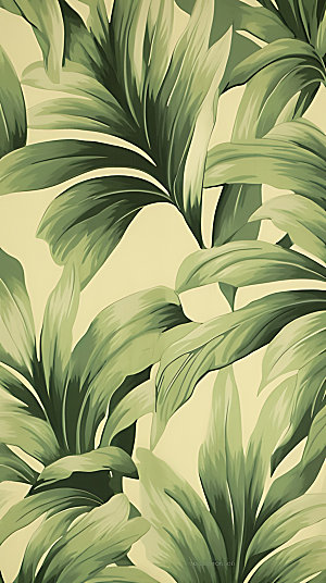 植物绿色清新底纹背景图