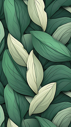 植物绿色自然底纹背景图