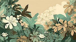植物自然纹理底纹背景图