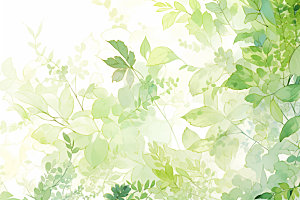 植物花纹纹样背景图