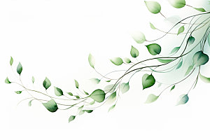 植物花纹纹样背景图
