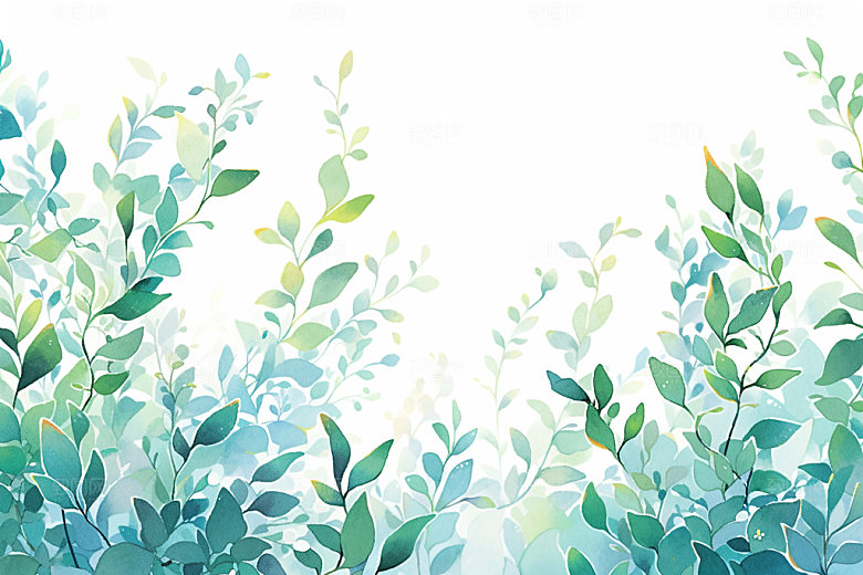 植物藤蔓清新背景图