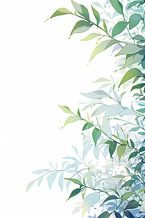 植物高清底纹背景图