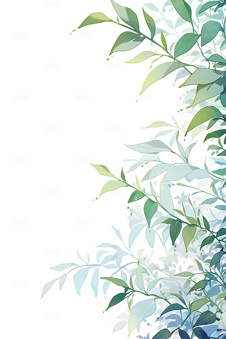 植物高清底纹背景图