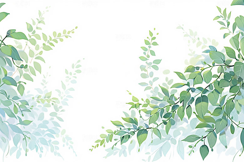 植物纹样花纹背景图