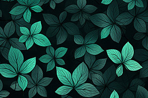 植物枝叶底纹背景图