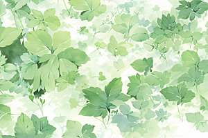 植物花纹绿色背景图