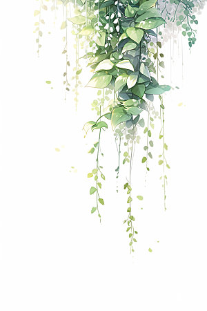 植物花纹高清背景图