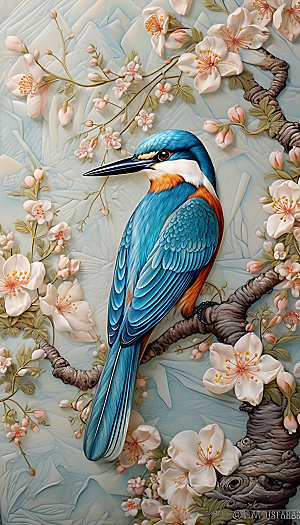 中国风花鸟鸟类自然装饰画
