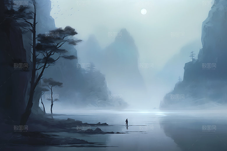 水墨中国画国画装饰画