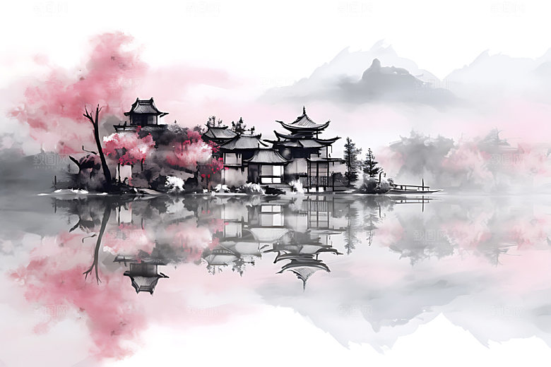 水墨国画传统装饰画