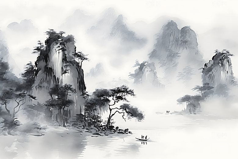 水墨中国画传统装饰画
