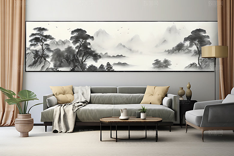 水墨中国风传统装饰画