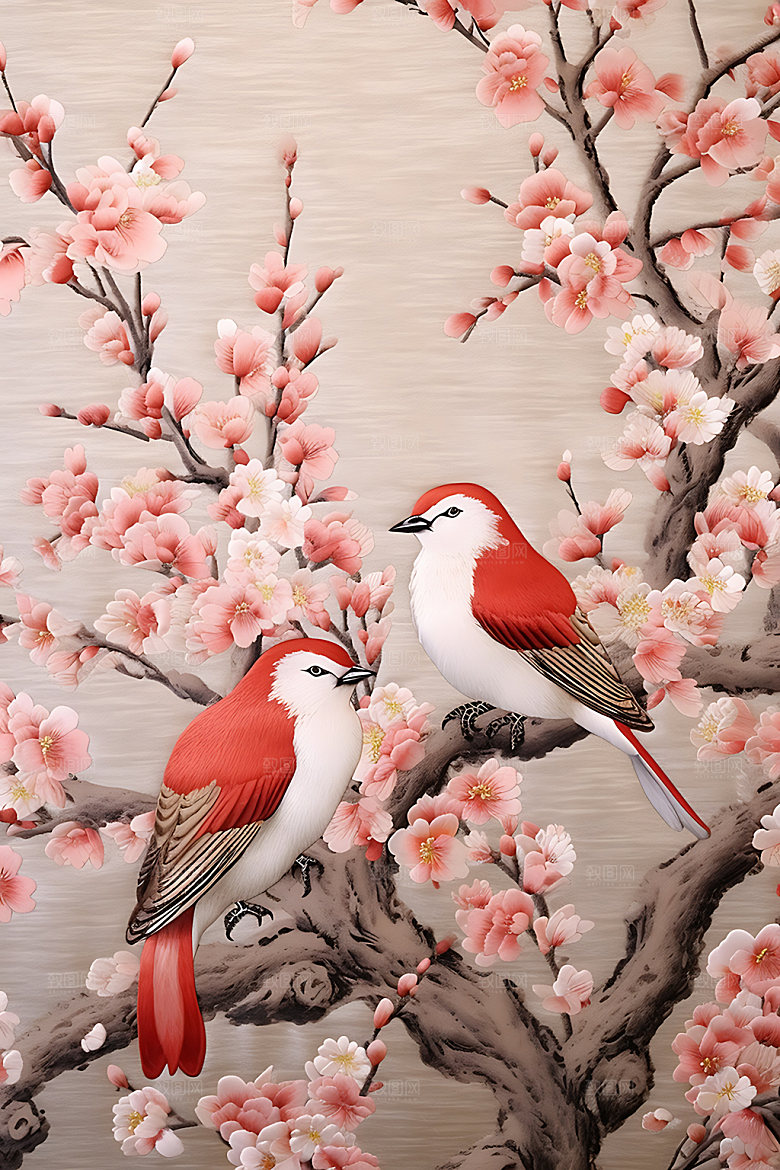 山水中国风笔墨装饰画