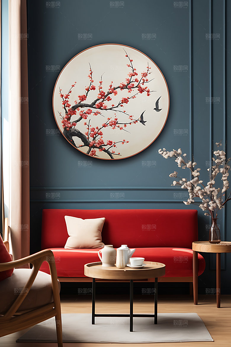 山水中国画工笔画装饰画