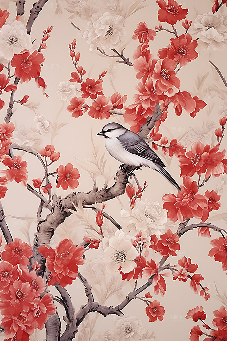山水中国画工笔画装饰画