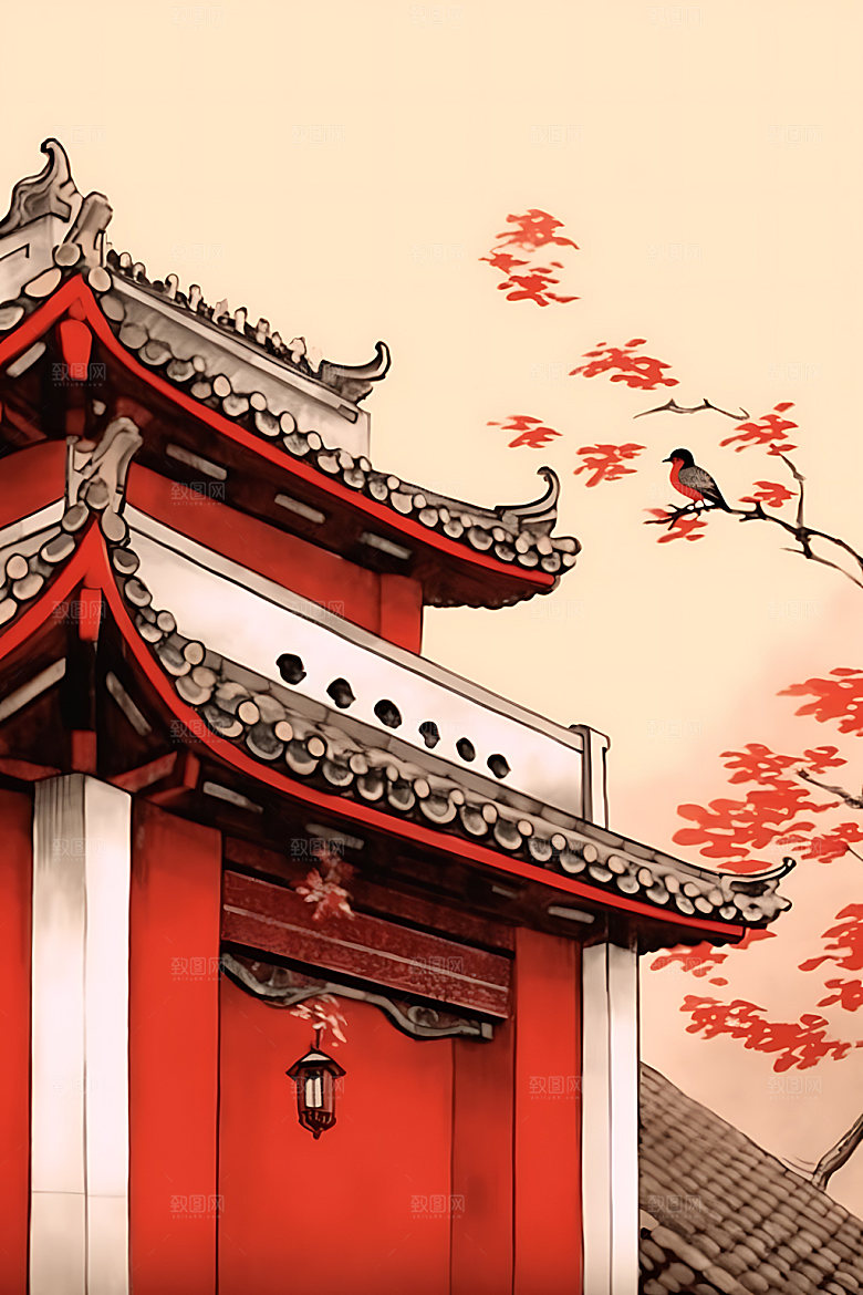 山水中国画水墨装饰画