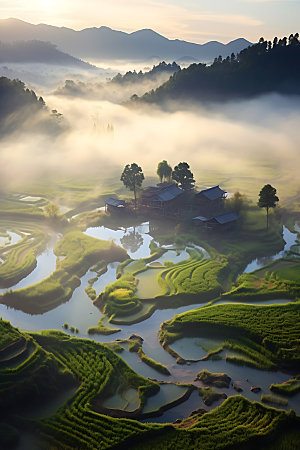 中国乡村高清自然摄影图