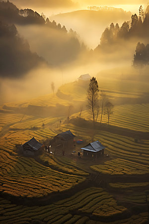 中国乡村高清风光摄影图