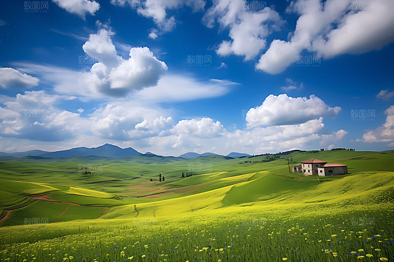 中国乡村自然农村摄影图