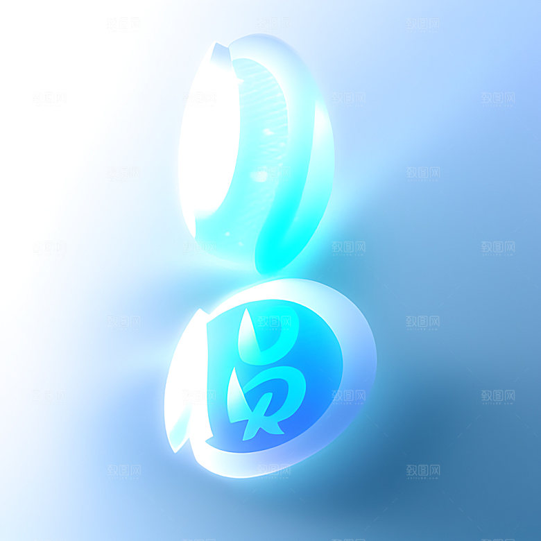 中秋月圆传统节日氛围艺术字