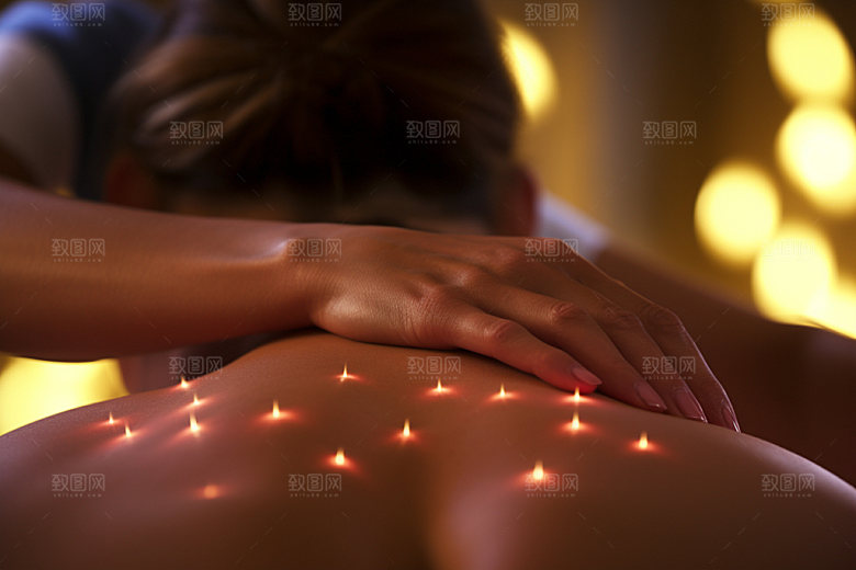 中医推拿高清穴位摄影图