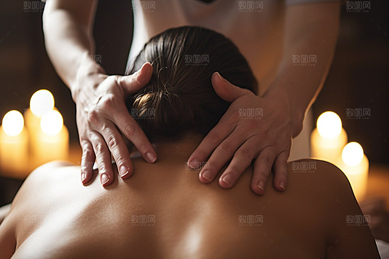 中医推拿理疗传统文化摄影图