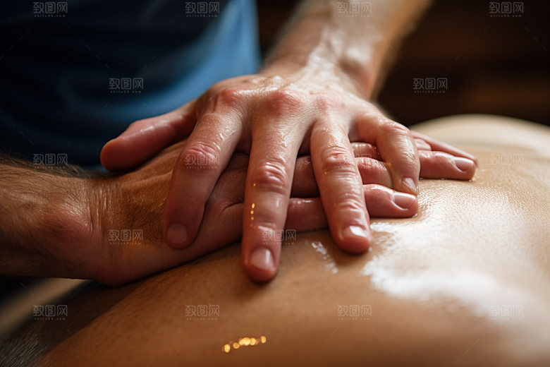 中医推拿理疗传统文化摄影图