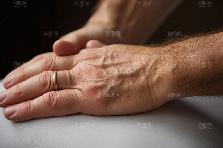 中医推拿高清理疗摄影图