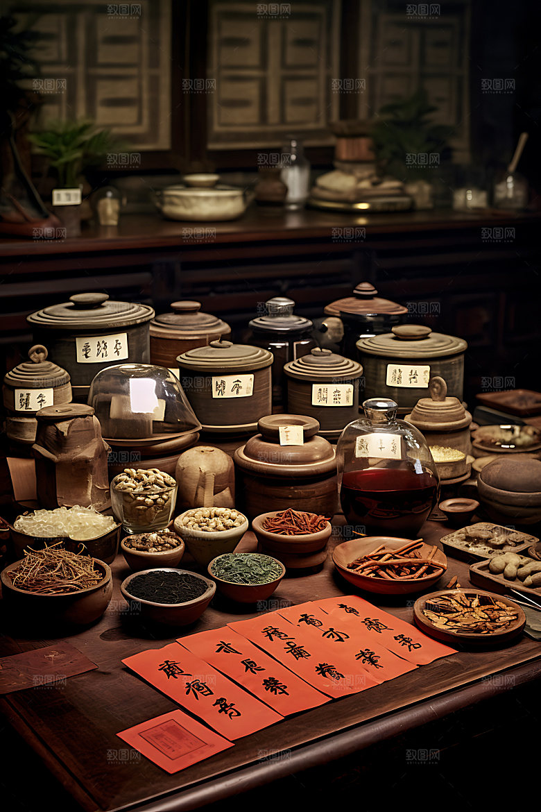 中药药品高清摄影图