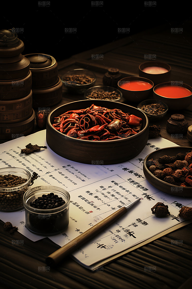 中药高清传统摄影图