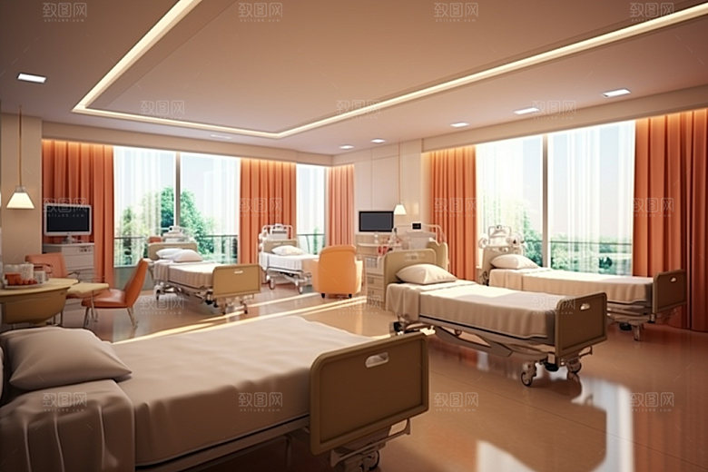 重症监护室设计装潢效果图