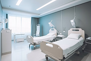 重症监护室装修医疗效果图