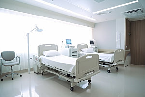 重症监护室装修医疗效果图